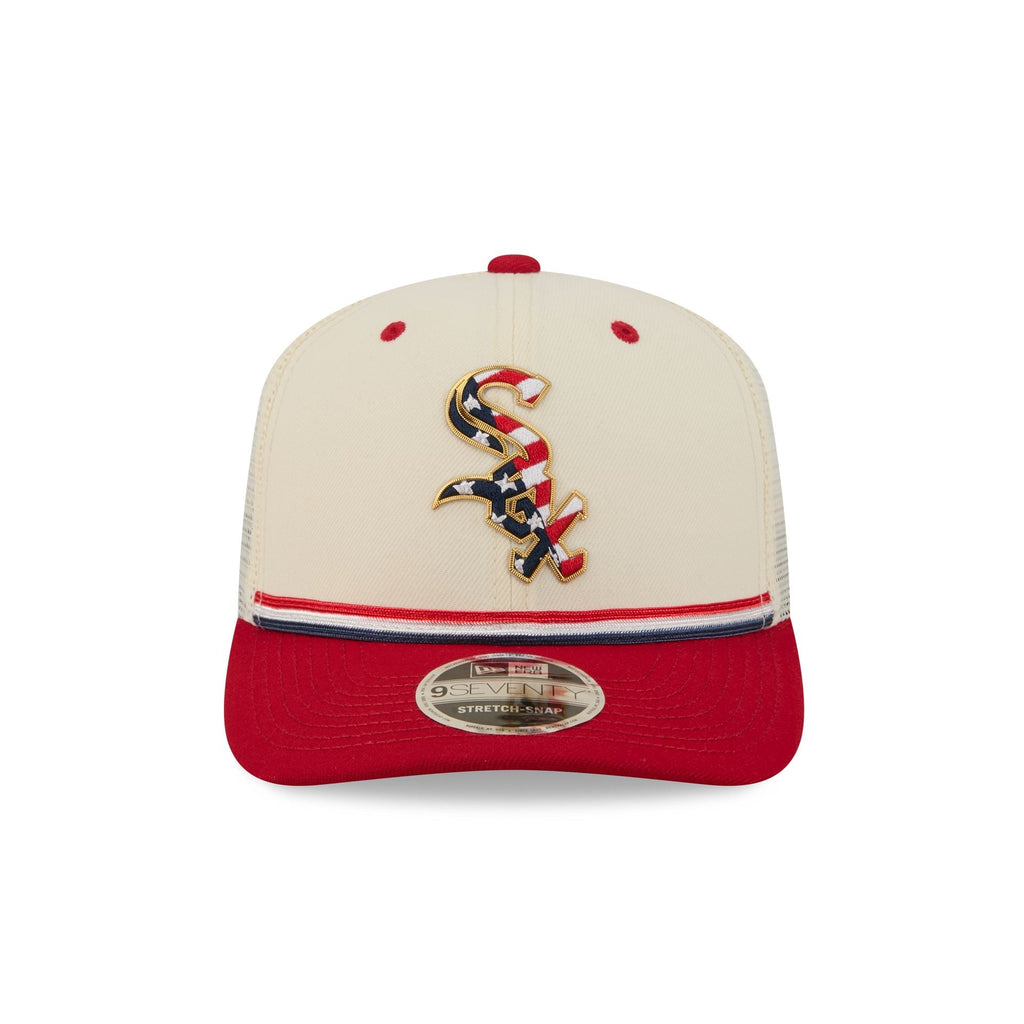 Chicago White Sox Independence Day 2026 9SEVENTY Trucker Hat - Image 2
