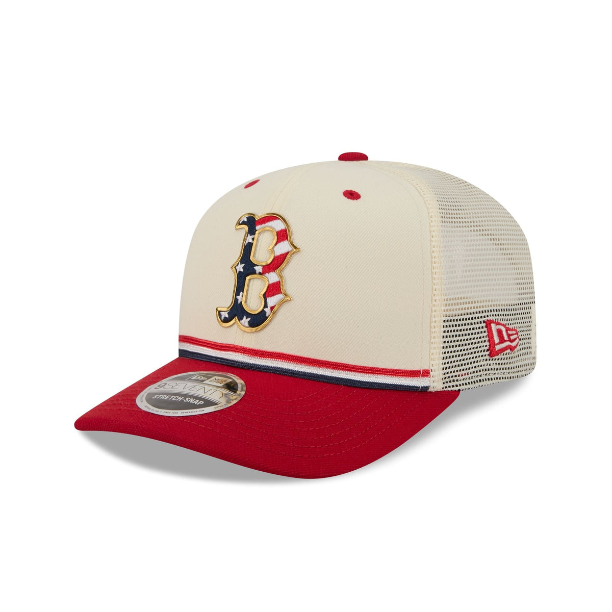 Boston Red Sox Independence Day 2026 9SEVENTY Trucker Hat - Image 3
