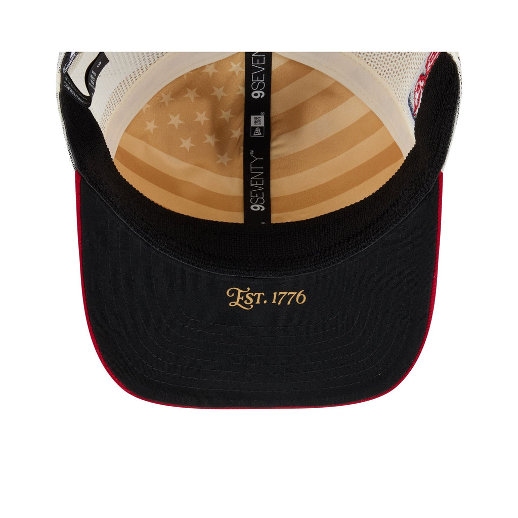 Boston Red Sox Independence Day 2026 9SEVENTY Trucker Hat - Image 7