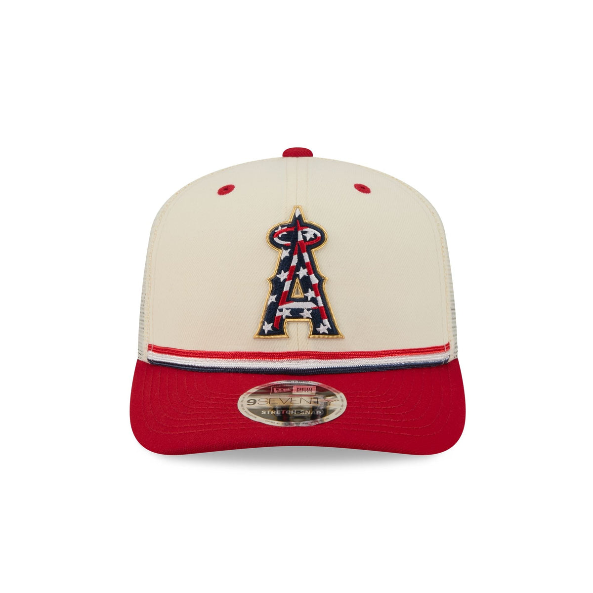 Los Angeles Angels Independence Day 2026 9SEVENTY Trucker Hat - Image 2