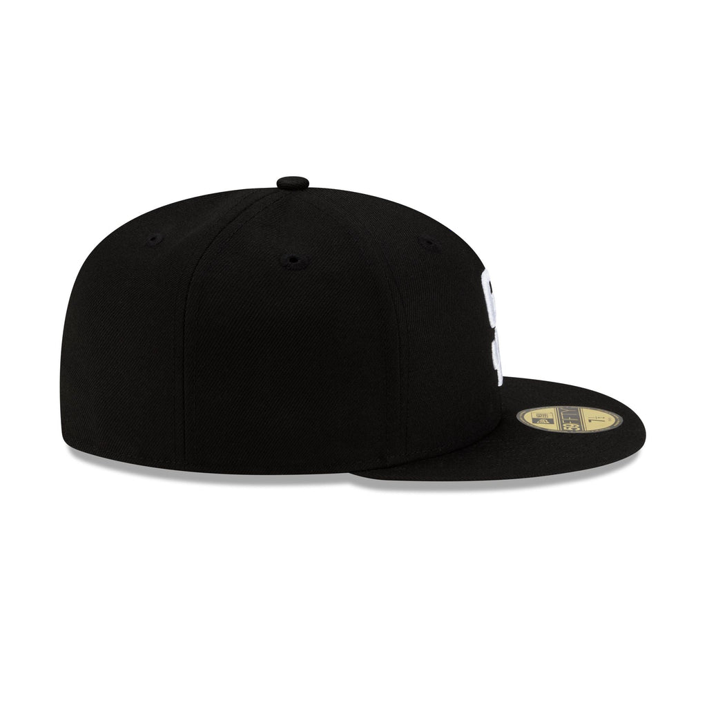 San Diego Padres Basic Black & White 59FIFTY Fitted Hat - Image 5