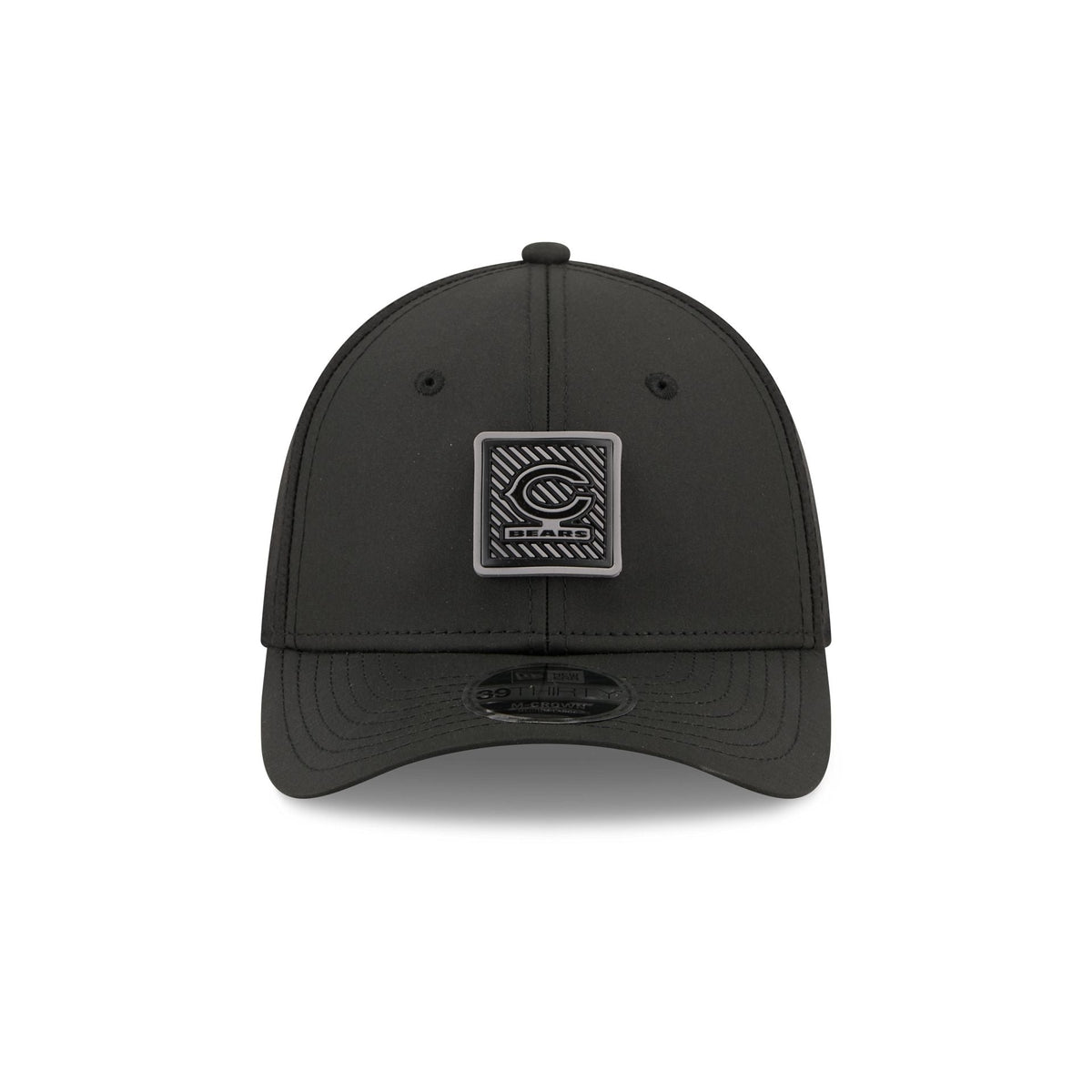 Chicago Bears 2026 Training Black 39THIRTY M-Crown Stretch-Fit Hat - Image 2