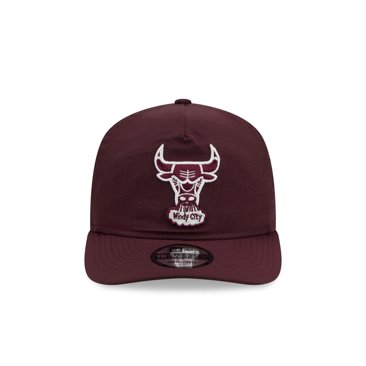 Chicago Bulls Burgundy Nylon 19TWENTY Adjustable Hat - Image 2