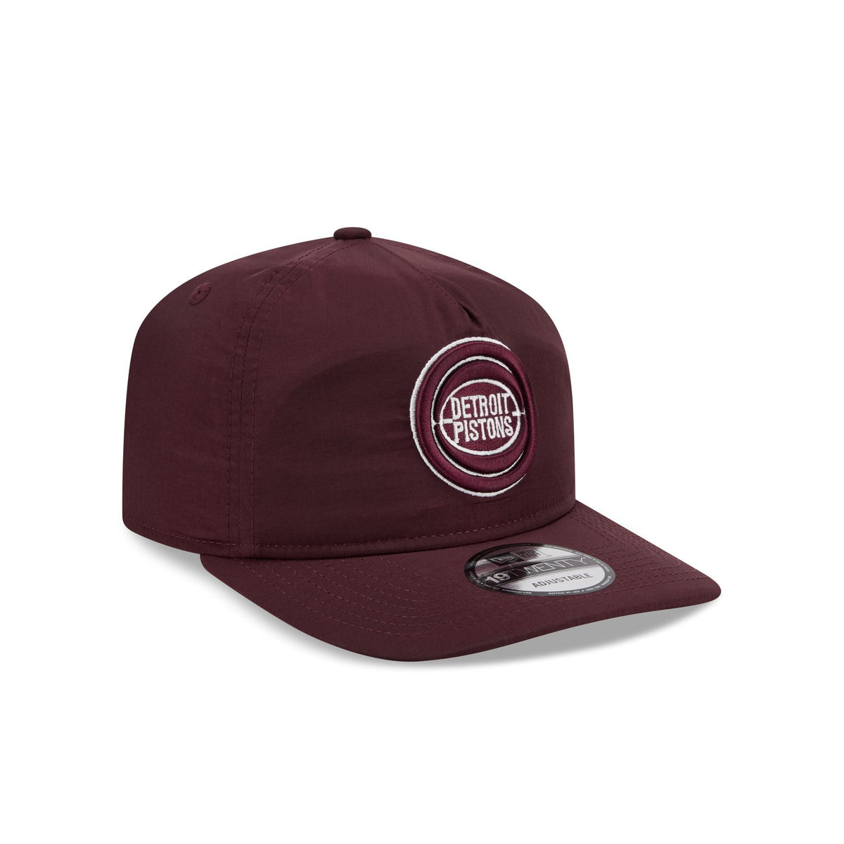 Detroit Pistons Burgundy Nylon 19TWENTY Adjustable Hat - Image 3