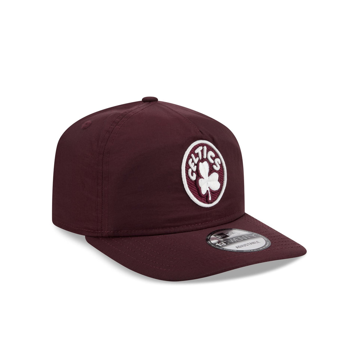 Boston Celtics Burgundy Nylon 19TWENTY Adjustable Hat - Image 3