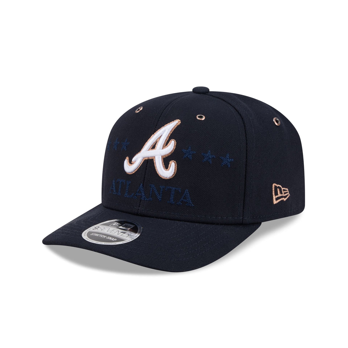 Atlanta Braves 2026 All-Star Game 9SEVENTY Stretch-Snap Hat - Image 3