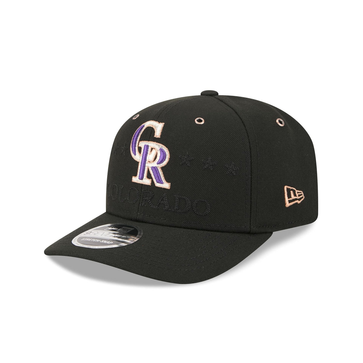 Colorado Rockies 2026 All-Star Game 9SEVENTY Stretch-Snap Hat - Image 3