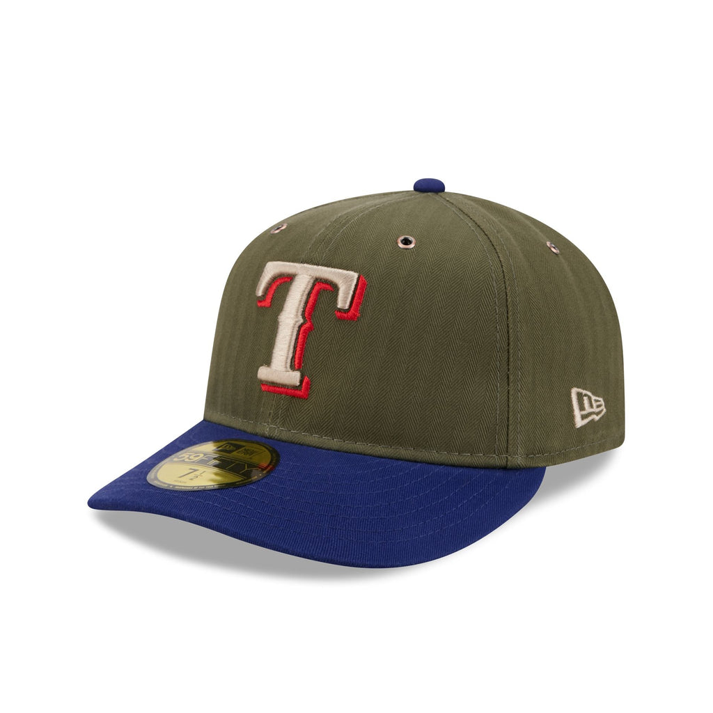 Texas Rangers Three Looms American Herringbone 59FIFTY Fitted Hat - Image 3