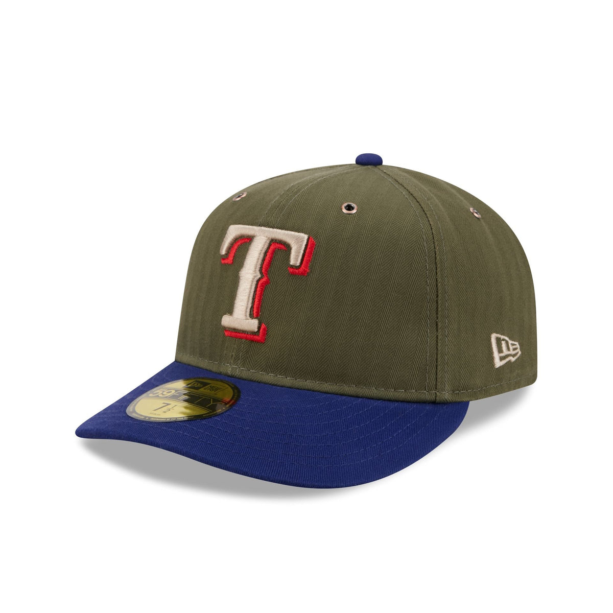 Texas Rangers Three Looms American Herringbone 59FIFTY Fitted Hat - Image 3