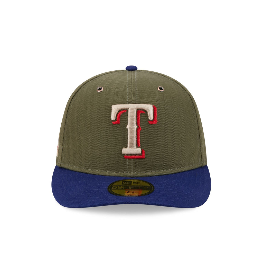 Texas Rangers Three Looms American Herringbone 59FIFTY Fitted Hat - Image 2