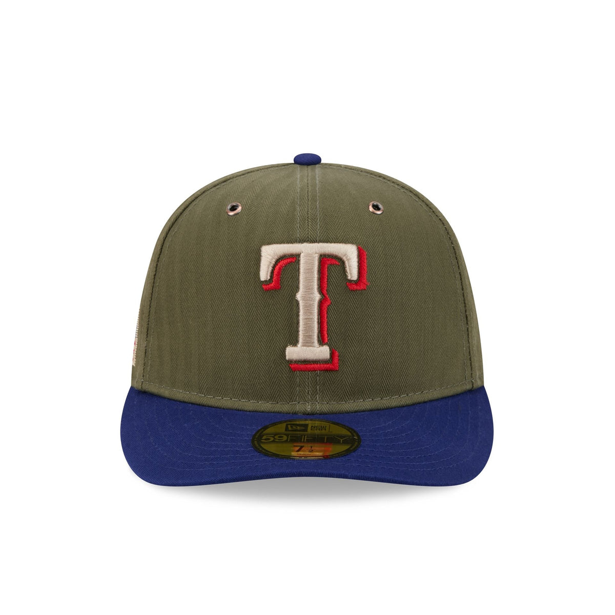 Texas Rangers Three Looms American Herringbone 59FIFTY Fitted Hat - Image 2