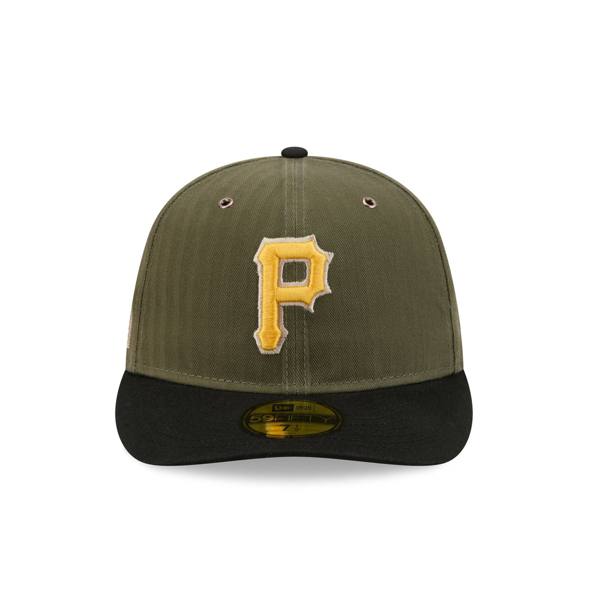 Pittsburgh Pirates Three Looms American Herringbone 59FIFTY Fitted Hat - Image 2