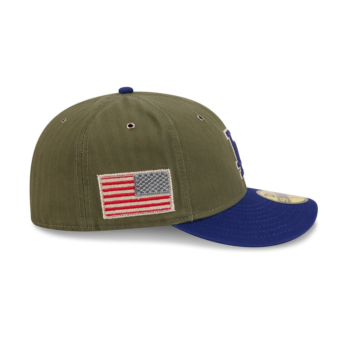 Los Angeles Dodgers Three Looms American Herringbone 59FIFTY Fitted Hat - Image 4