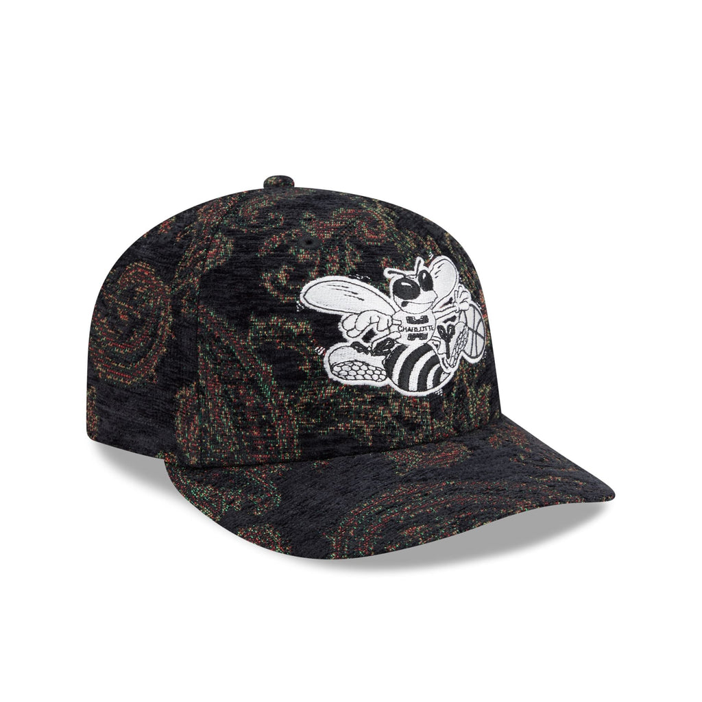 Charlotte Hornets Three Looms Jacquard Chenille 59FIFTY Fitted Hat - Image 3