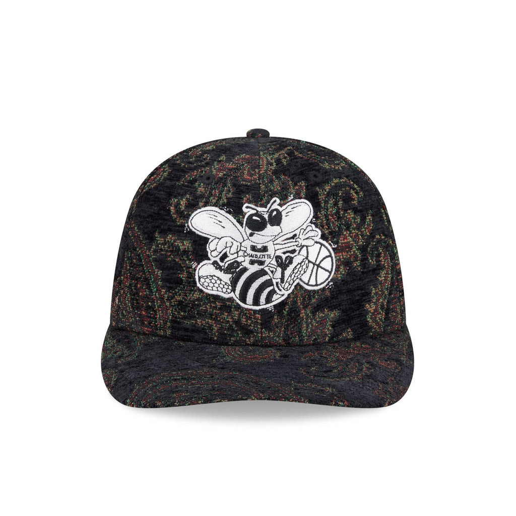Charlotte Hornets Three Looms Jacquard Chenille 59FIFTY Fitted Hat - Image 2