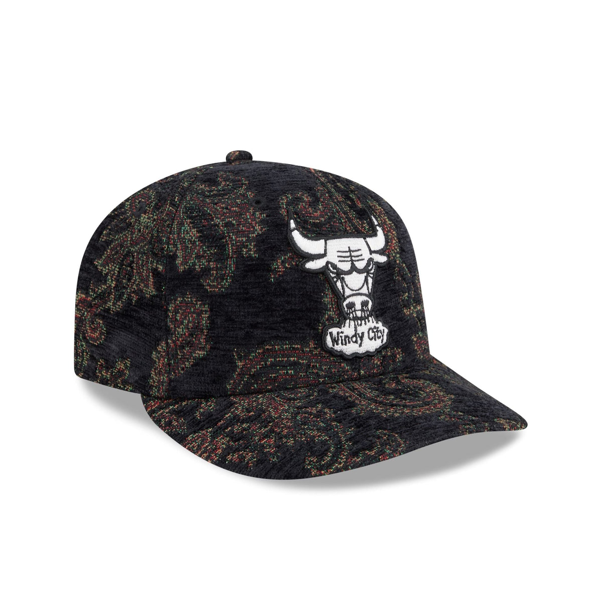 Chicago Bulls Three Looms Jacquard Chenille 59FIFTY Fitted Hat - Image 3