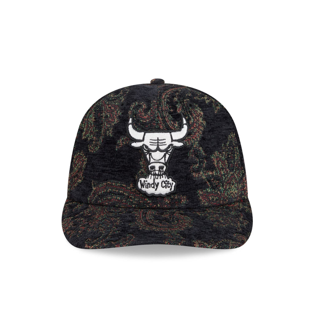 Chicago Bulls Three Looms Jacquard Chenille 59FIFTY Fitted Hat - Image 2