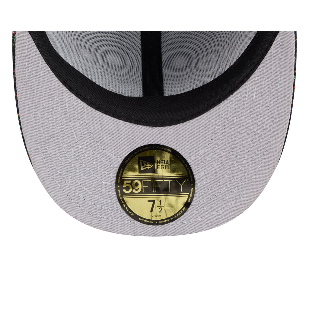 Chicago Bulls Three Looms Jacquard Chenille 59FIFTY Fitted Hat - Image 7