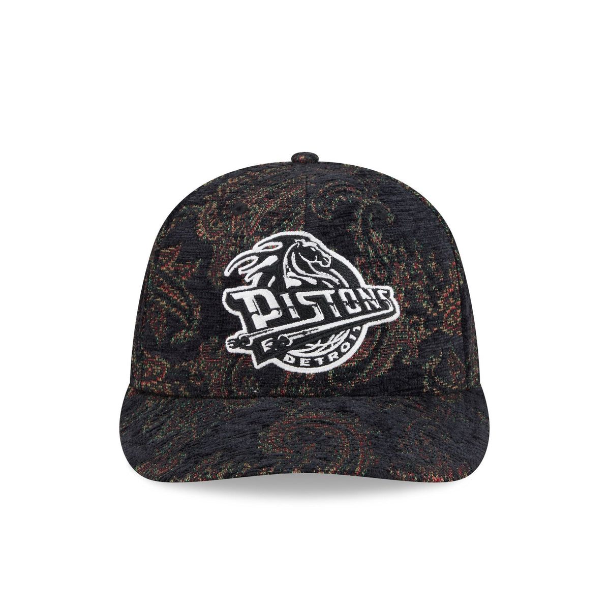 Detroit Pistons Three Looms Jacquard Chenille 59FIFTY Fitted Hat - Image 2