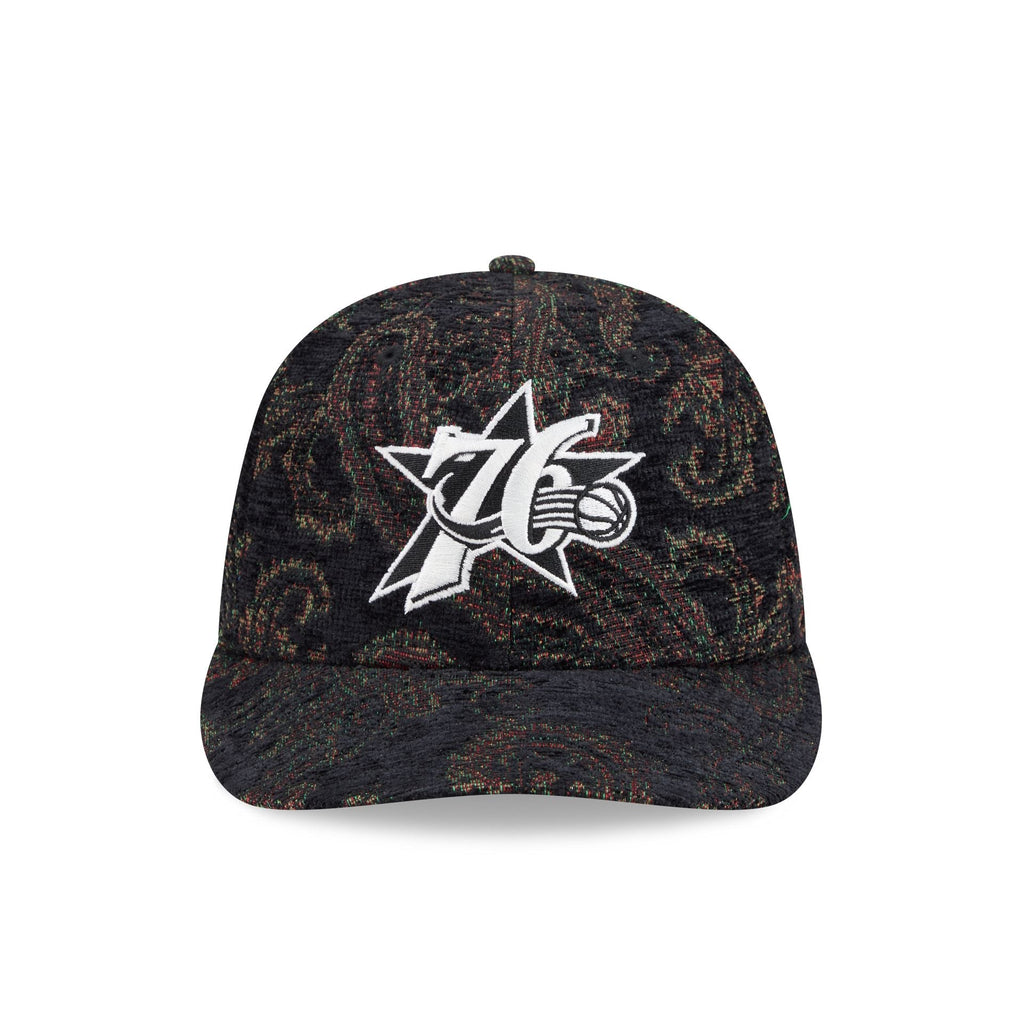 Philadelphia 76ers Three Looms Jacquard Chenille 59FIFTY Fitted Hat - Image 2