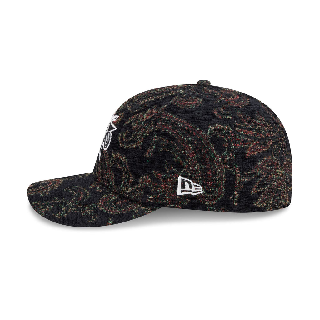 Philadelphia 76ers Three Looms Jacquard Chenille 59FIFTY Fitted Hat - Image 4