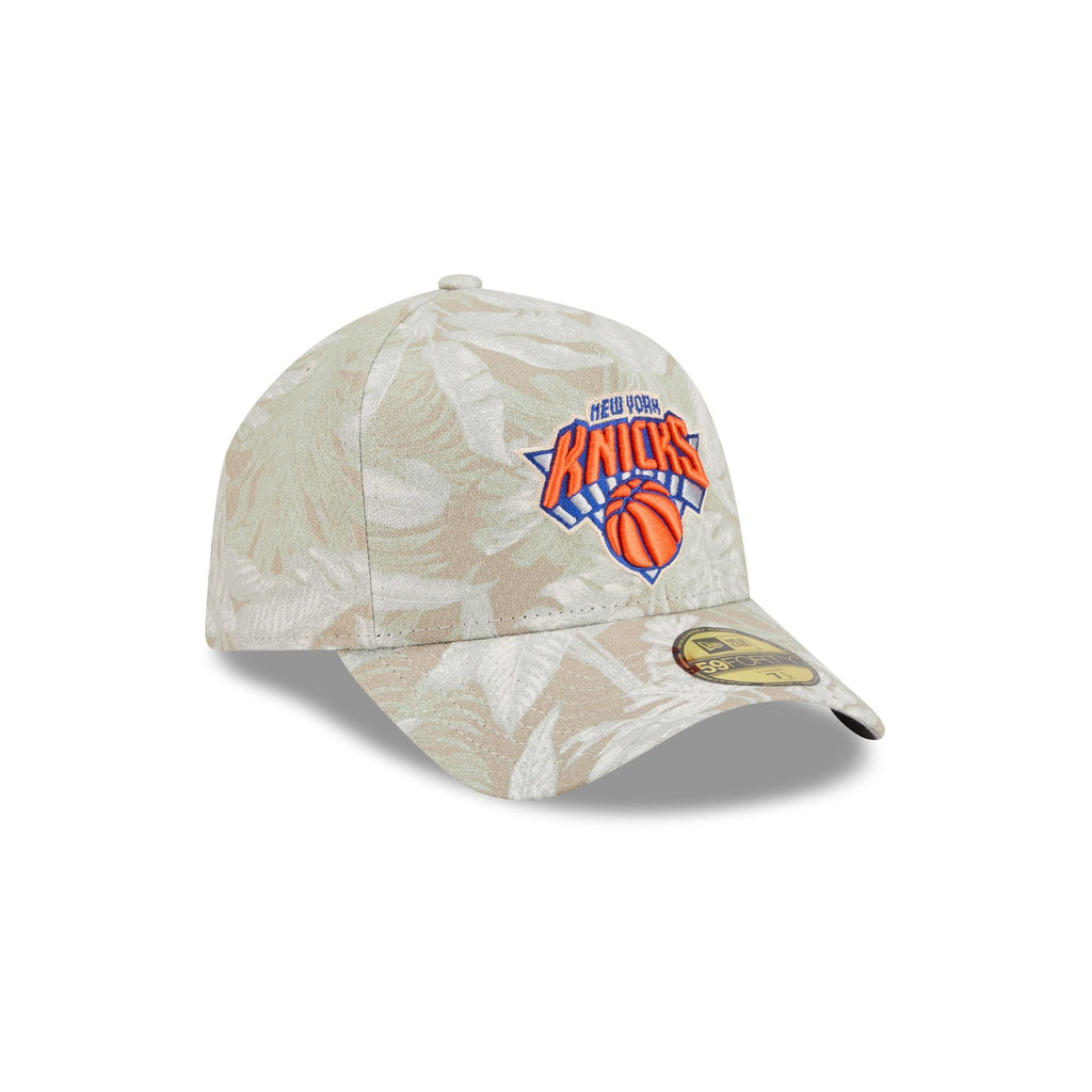New York Knicks Three Looms Leafy Palm 59FORTY A-Frame Fitted Hat - Image 3