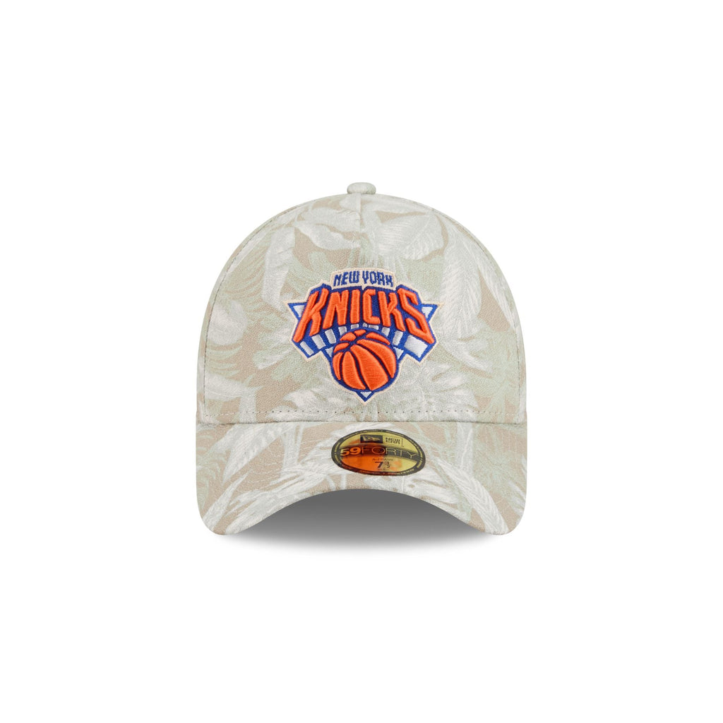 New York Knicks Three Looms Leafy Palm 59FORTY A-Frame Fitted Hat - Image 2