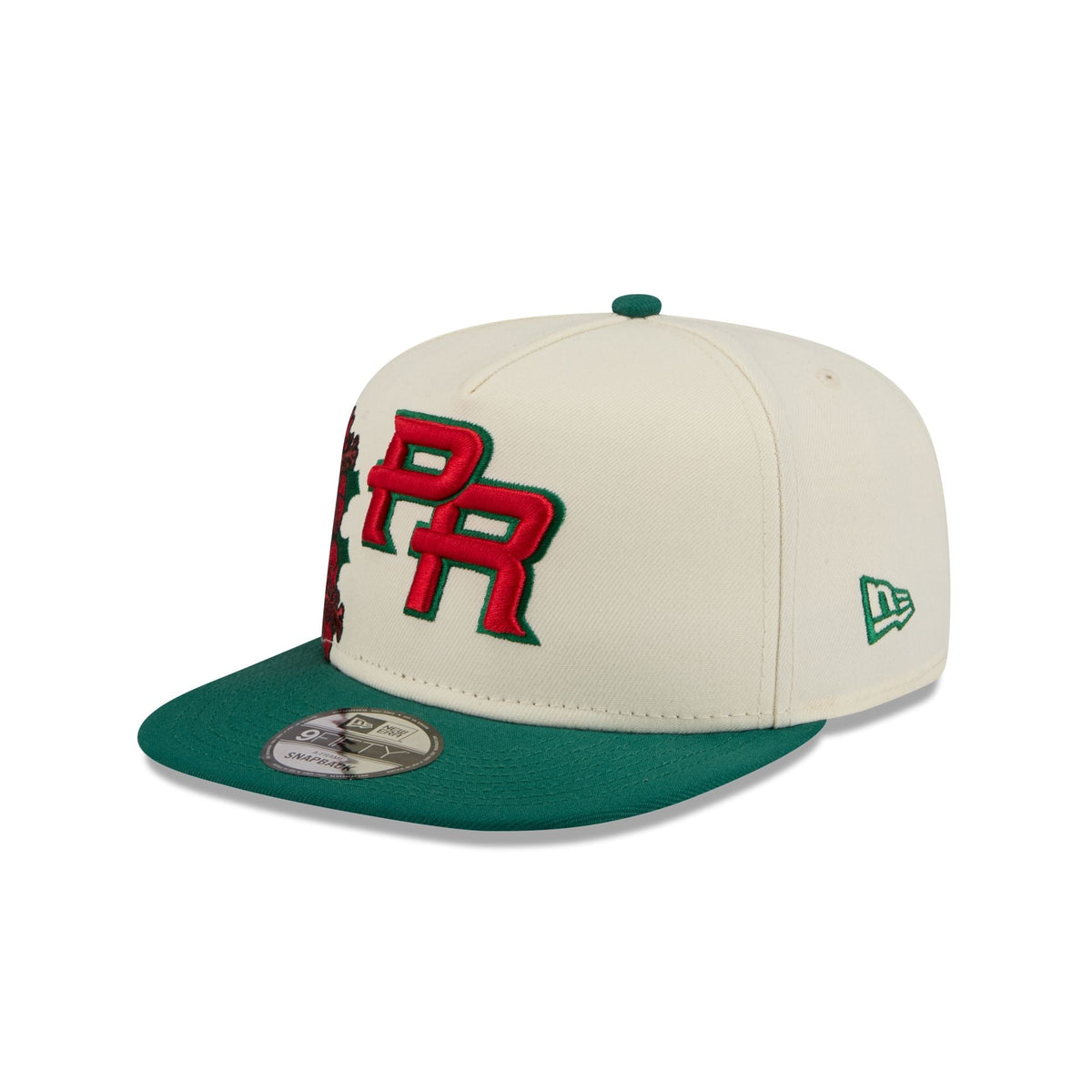 Puerto Rico Red Flower 9FIFTY A-Frame Snapback - Image 3