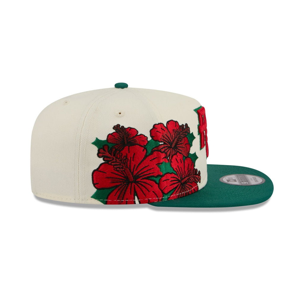 Puerto Rico Red Flower 9FIFTY A-Frame Snapback - Image 4
