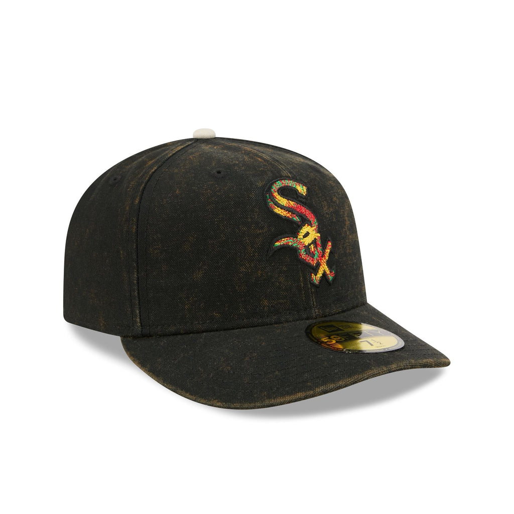 Just Caps Tie Dye Logo Chicago White Sox 59FIFTY Fitted Hat - Image 3