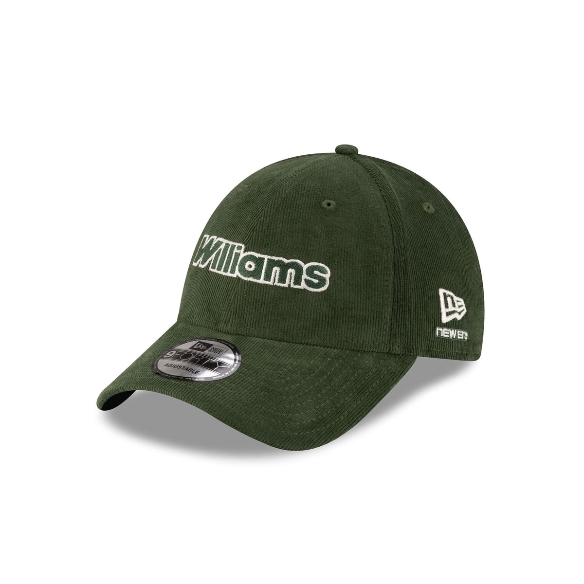 Atlassian Williams F1 Team Dark Green Corduroy 9FORTY Adjustable Hat - Image 3