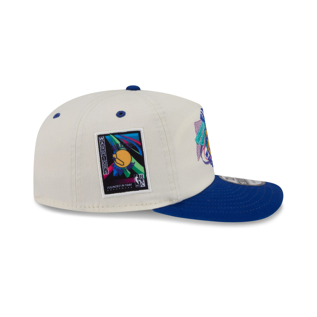 Golden State Warriors Hardwood Classics Retro Chrome 19TWENTY Adjustable Hat - Image 4