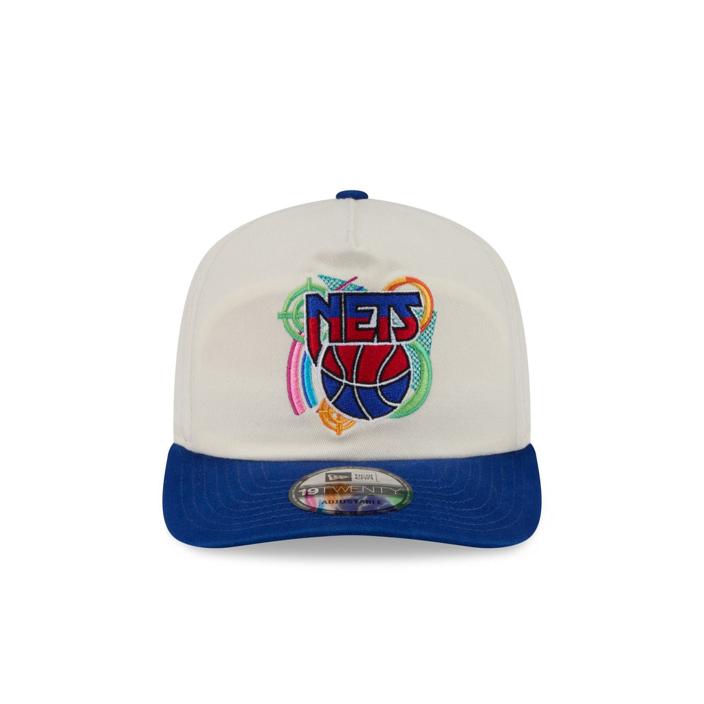 New Jersey Nets Hardwood Classics Retro Chrome 19TWENTY Adjustable Hat - Image 2