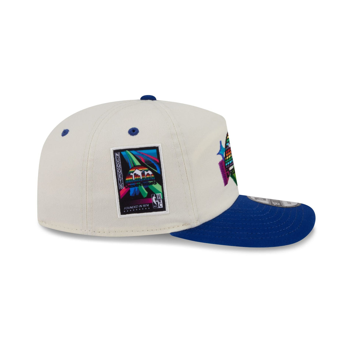 Denver Nuggets Hardwood Classics Retro Chrome 19TWENTY Adjustable Hat - Image 4