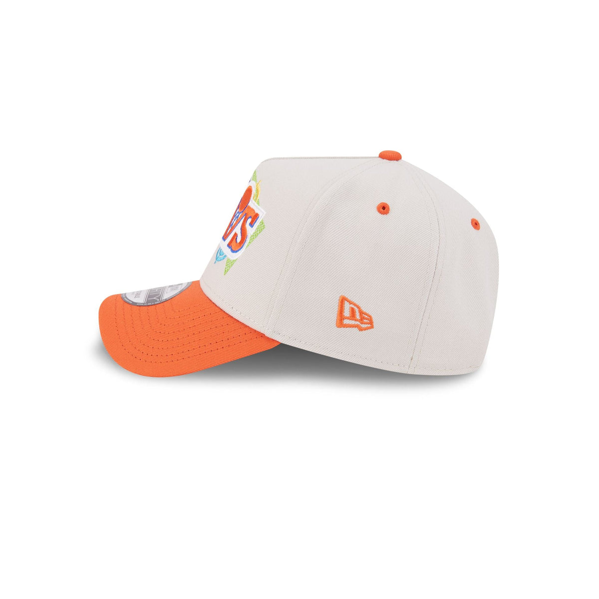 Cleveland Cavaliers Hardwood Classics Retro Stone 9FORTY A-Frame Snapback Hat - Image 4