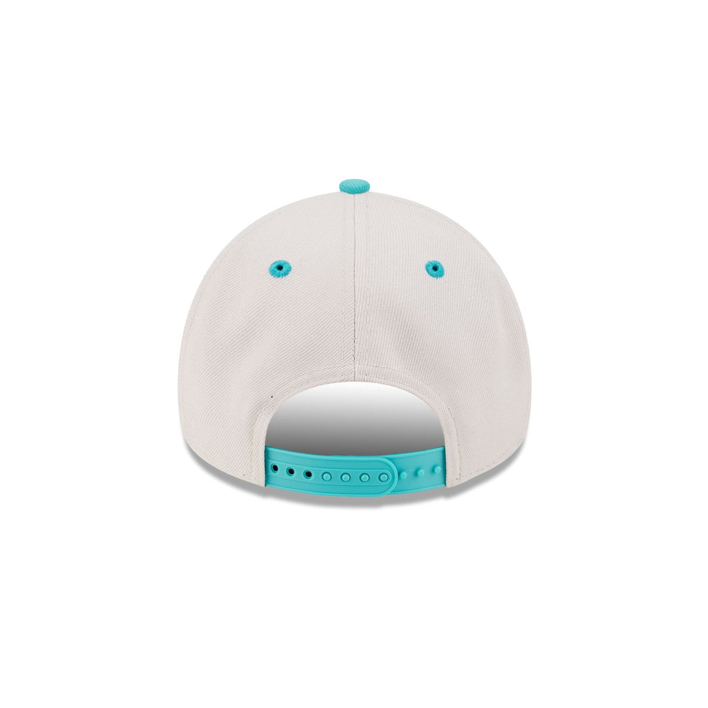 Orlando Magic Hardwood Classics Retro Stone 9FORTY A-Frame Snapback Hat - Image 6
