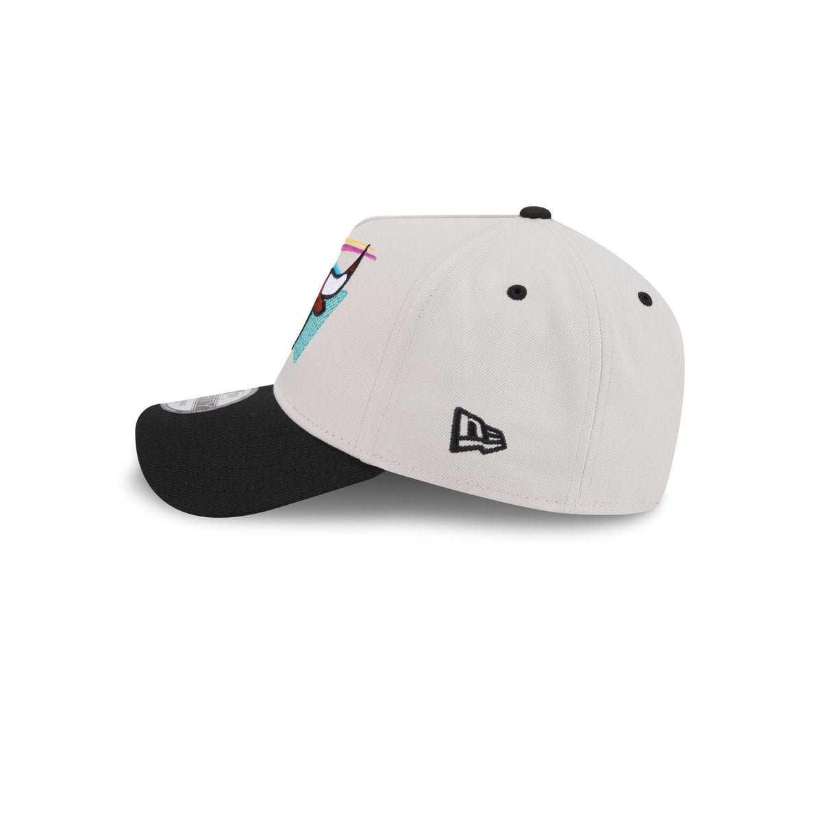 Chicago Bulls Hardwood Classics Retro Stone 9FORTY A-Frame Snapback Hat - Image 4