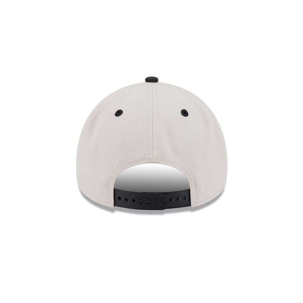 Chicago Bulls Hardwood Classics Retro Stone 9FORTY A-Frame Snapback Hat - Image 6