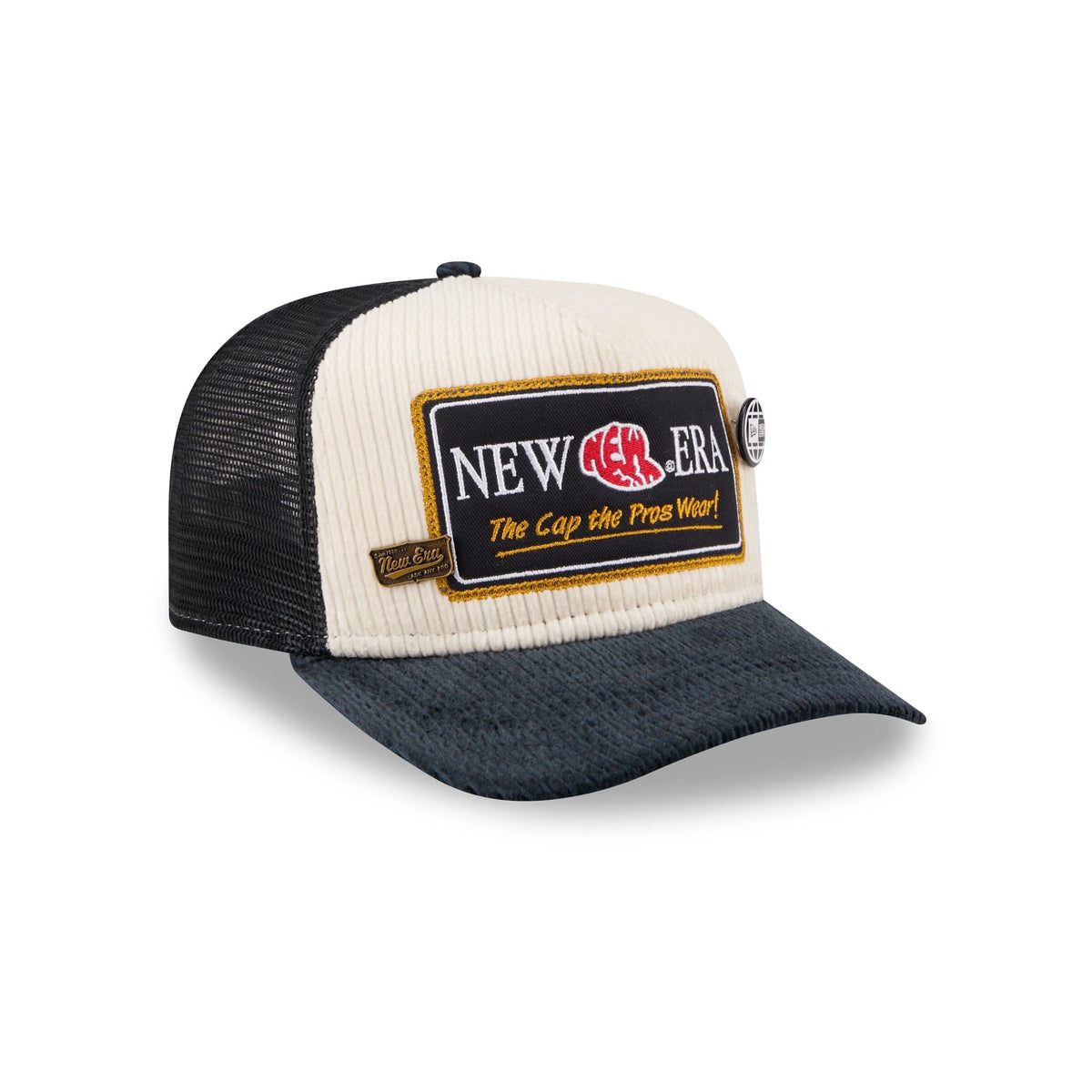 New Era Cap Chrome Corduroy 59FIFTY A-Frame Fitted Trucker Hat - Image 3