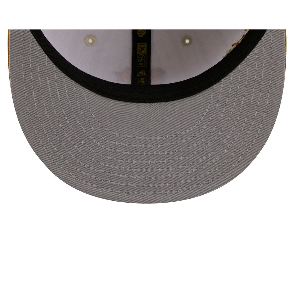 Pittsburgh Pirates Chrome Herringbone 59FIFTY Fitted Hat - Image 7