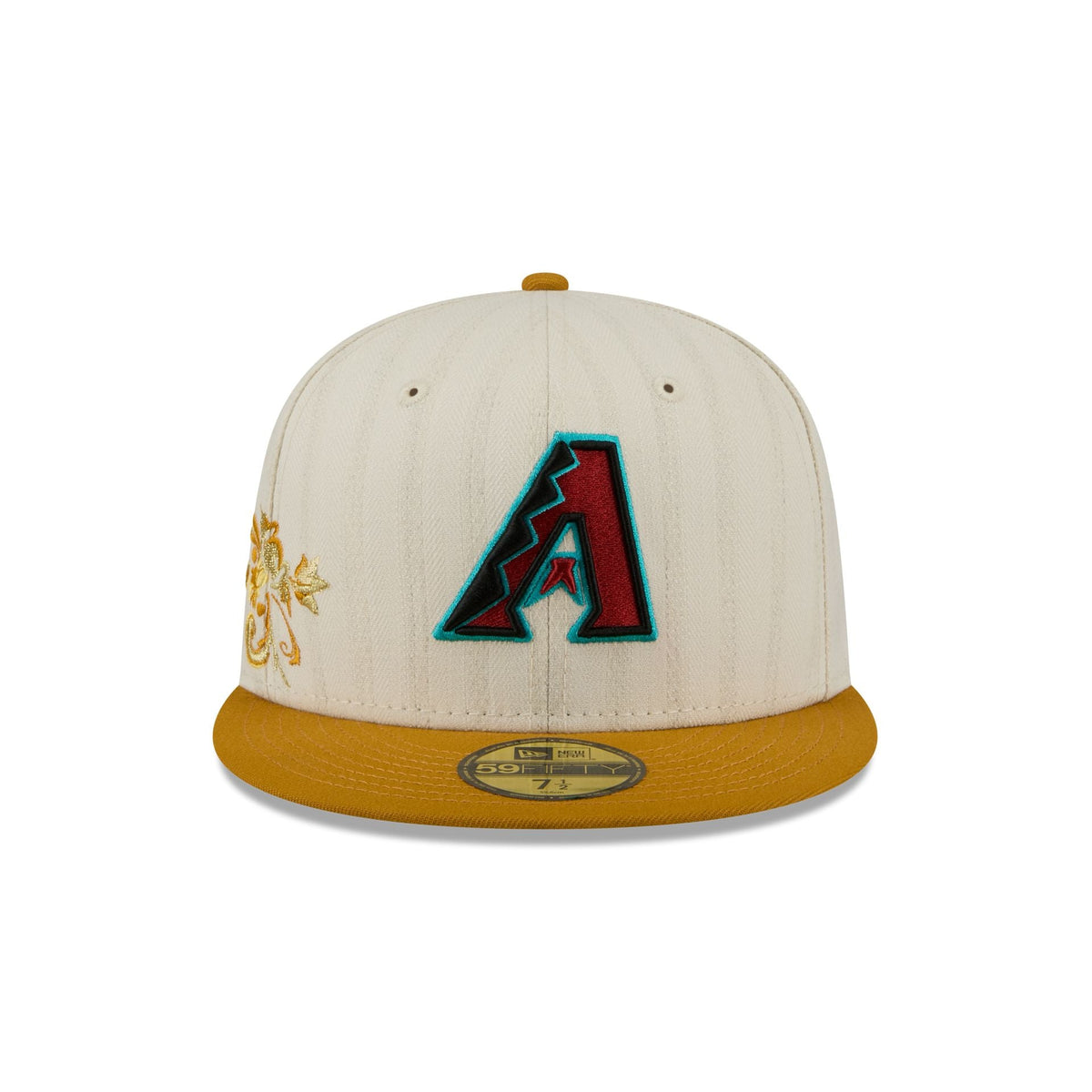 Arizona Diamondbacks Chrome Herringbone 59FIFTY Fitted Hat - Image 2