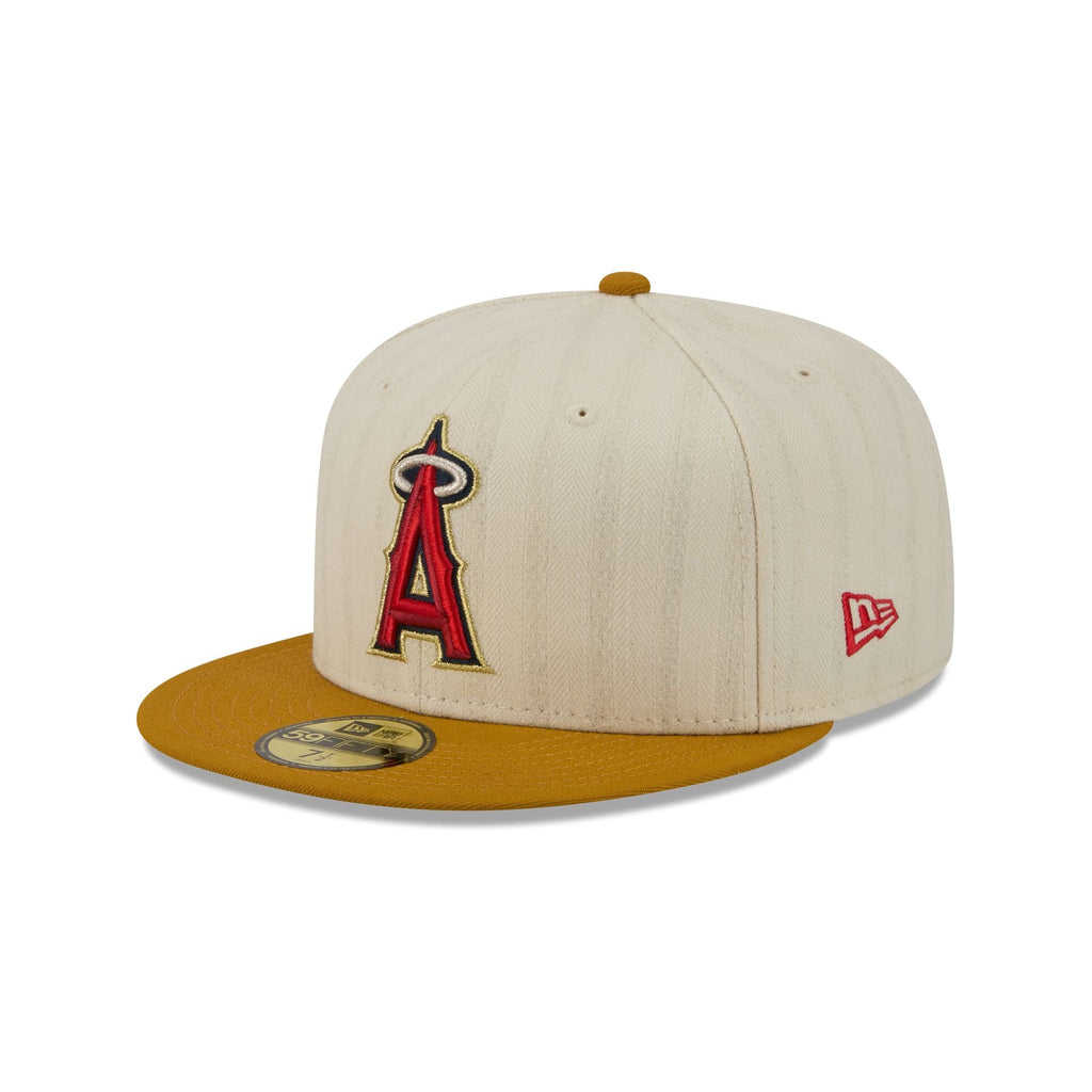 Los Angeles Angels Chrome Herringbone 59FIFTY Fitted Hat - Image 3