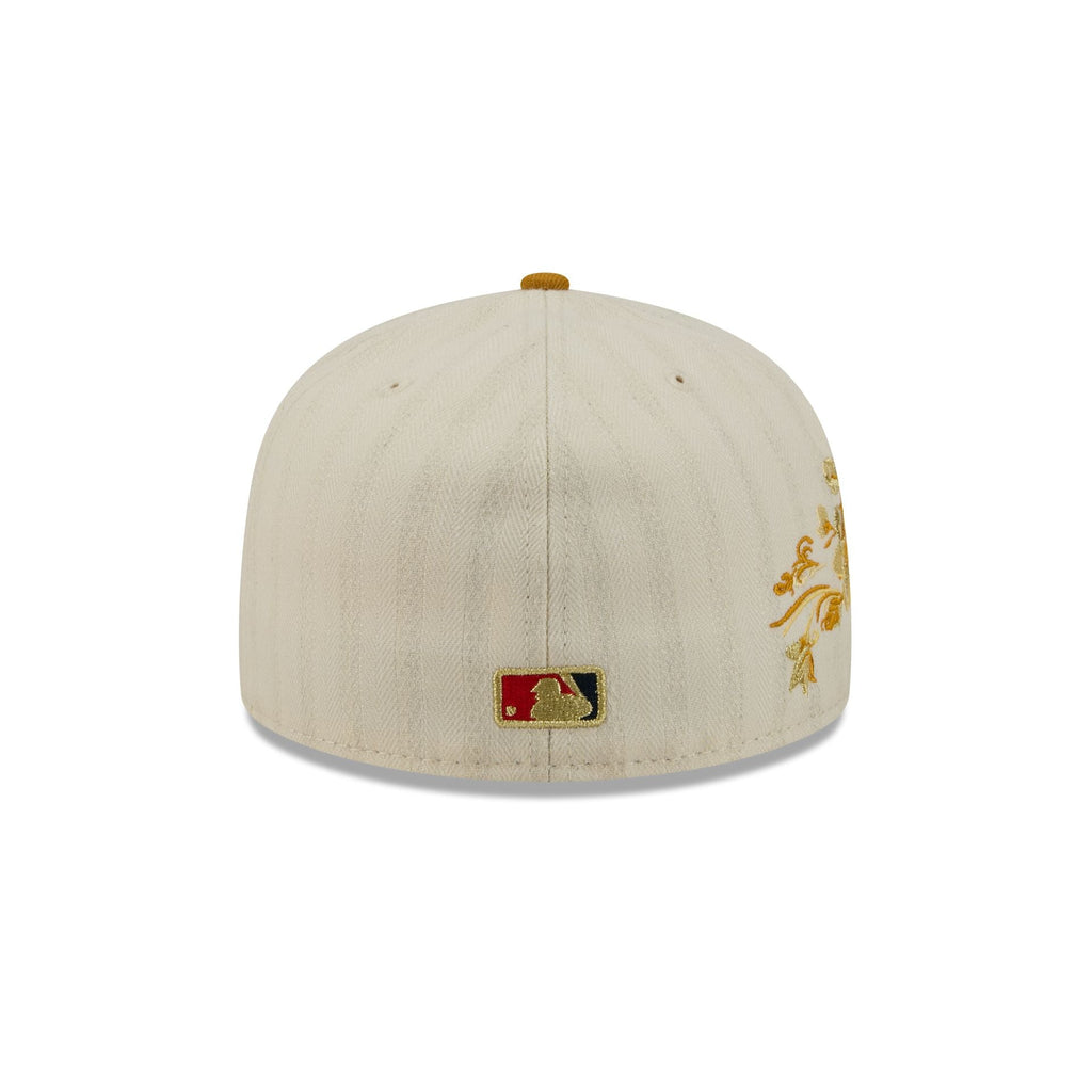 Los Angeles Angels Chrome Herringbone 59FIFTY Fitted Hat - Image 6