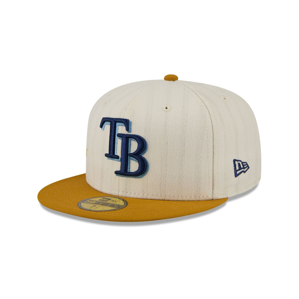 Tampa Bay Rays Chrome Herringbone 59FIFTY Fitted Hat - Image 3