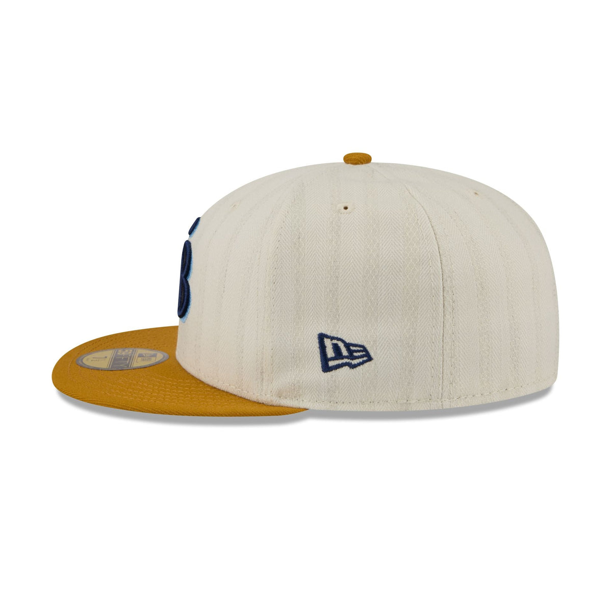 Tampa Bay Rays Chrome Herringbone 59FIFTY Fitted Hat - Image 5