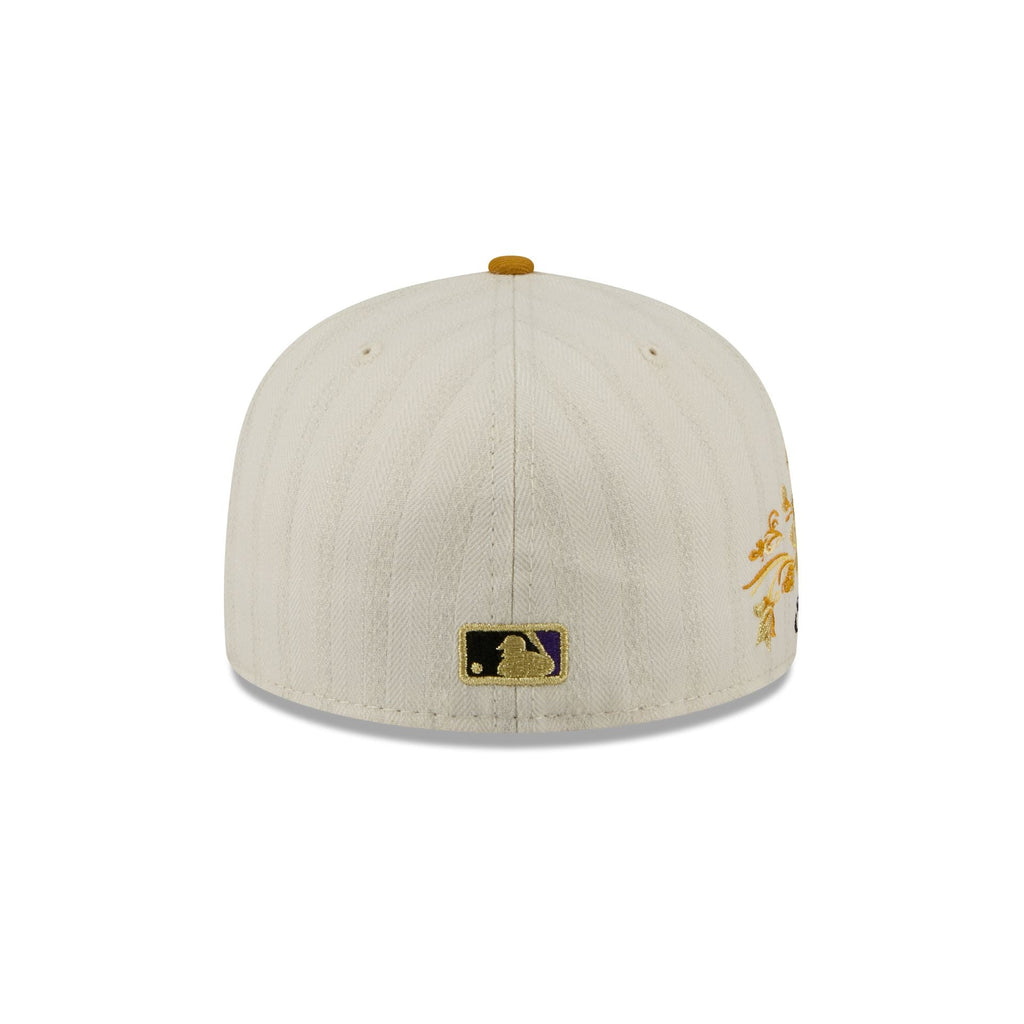 Colorado Rockies Chrome Herringbone 59FIFTY Fitted Hat - Image 6