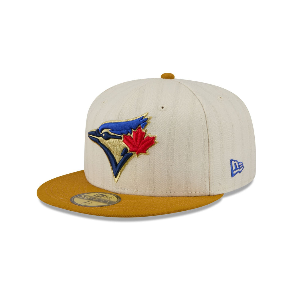 Toronto Blue Jays Chrome Herringbone 59FIFTY Fitted Hat - Image 3