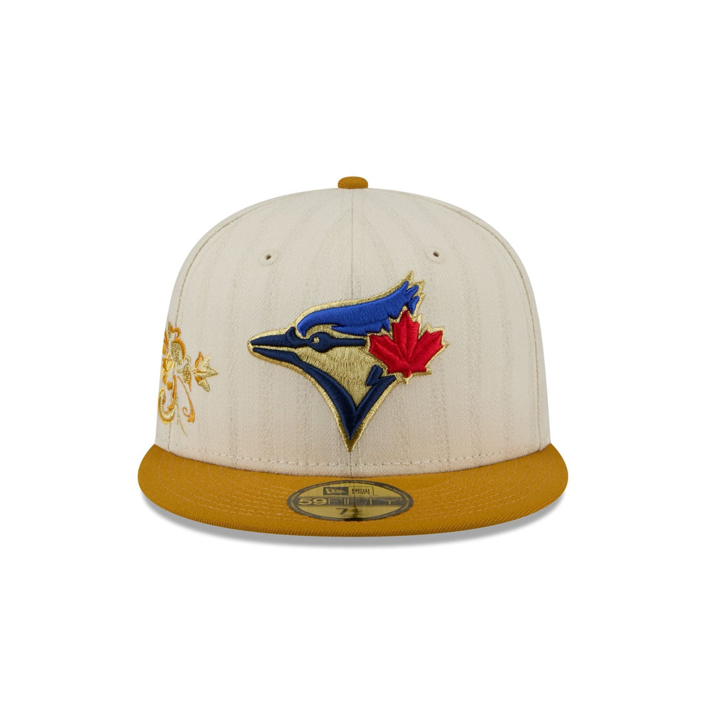 Toronto Blue Jays Chrome Herringbone 59FIFTY Fitted Hat - Image 2