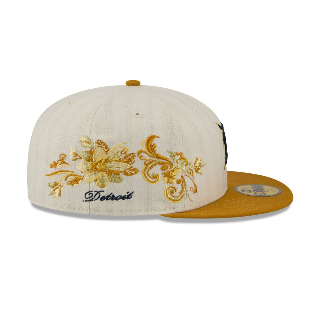 Detroit Tigers Chrome Herringbone 59FIFTY Fitted Hat - Image 4