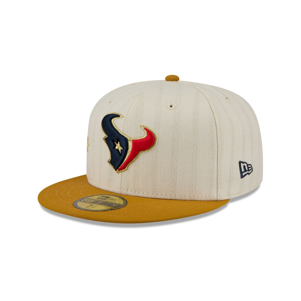 Houston Texans Chrome Herringbone 59FIFTY Fitted Hat - Image 3